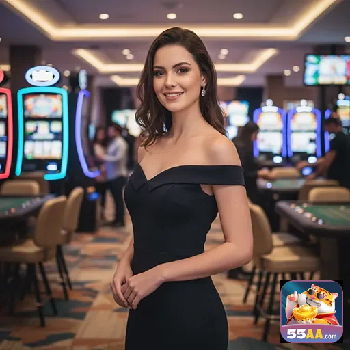 Jogador imerso na experiência de live gaming